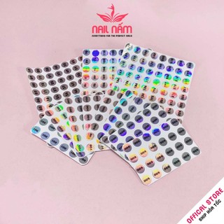 Tem số decal đánh số thứ tự ánh 7 màu