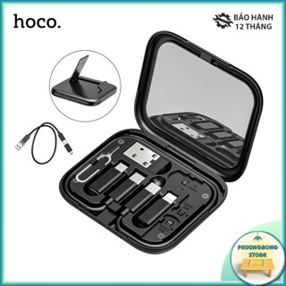  Bộ Cáp Sạc Nhanh Đa Năng Hoco U114 Hỗ Trợ Sạc Nhanh | Sạc Dựng Phòng Hoco Dung Lượng 10000mAh Sạc 2 Cổng USB 