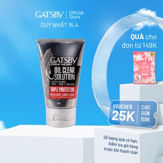 Sữa rửa mặt nam 3 tác động trị mụn GATSBY Cooling Triple Porefection 100g