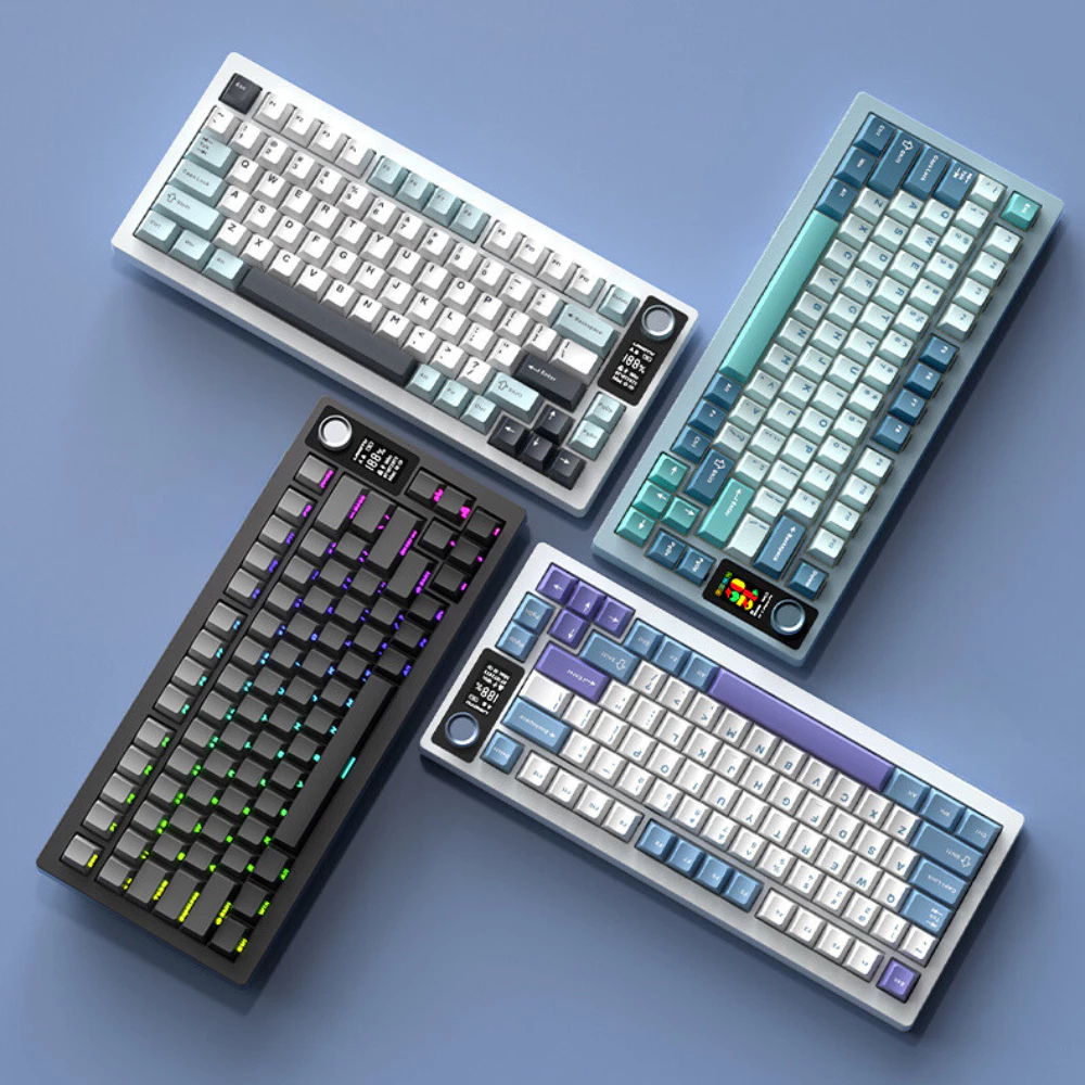 Bàn phím cơ không dầy LANGTU LT75 tích hợp màn hình LED điện tử RGB hotswap, tương thích đa nền tảng | BigBuy360 - bigbuy360.vn