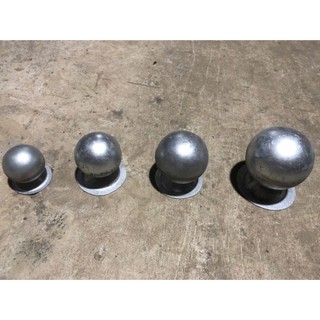 Quả Bóng Sắt Trang Trí_Quả Cầu Sắt Phi 48-60-70-80-90-100-120 Đế Tròn (1 quả)