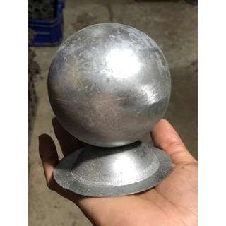 Quả Bóng Sắt Trang Trí_Quả Cầu Sắt Phi 48-60-70-80-90-100-120 Đế Tròn (1 quả)