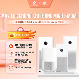 Máy lọc không khí Xiaomi Mi Air Purifier 4 Compact Giúp lọc không khí, Đánh bay bụi bẩn mùi hôi nhanh chóng Quốc Tế