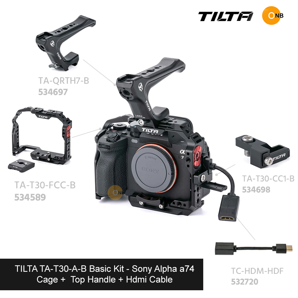 TILTA TA-T30-A-B Basic Kit Cage Full bộ Khung máy ảnh Sony Alpha a74
