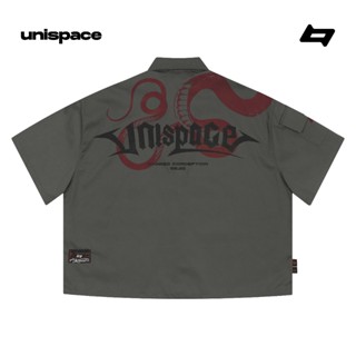 Áo sơ mi local brand By Unispace tay lỡ oversize unisex nam nữ Boozy