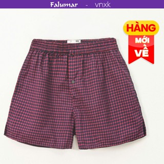 Quần Đùi Nam UNI Mặc Nhà Form Thoải Mái, Quần Ngủ Cho Nam Chất Cotton Khô Xẻ Gấu Siêu Thoáng Mát - BOXER