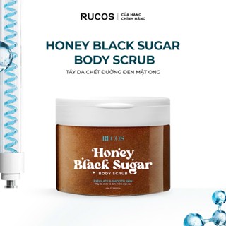 Tẩy da chết đường đen mật ong Honey Black Sugar Body Scrub  450G - Rucos