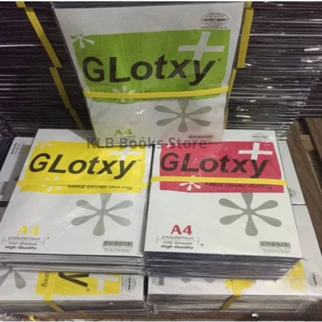 Bìa Bóng Kính Mạnh Hưng A4/ A3 Glotxy, Bìa Mika Cỡ Dày- Trung- Mỏng, Bìa Đóng Sổ, Sách, Tài Liêu