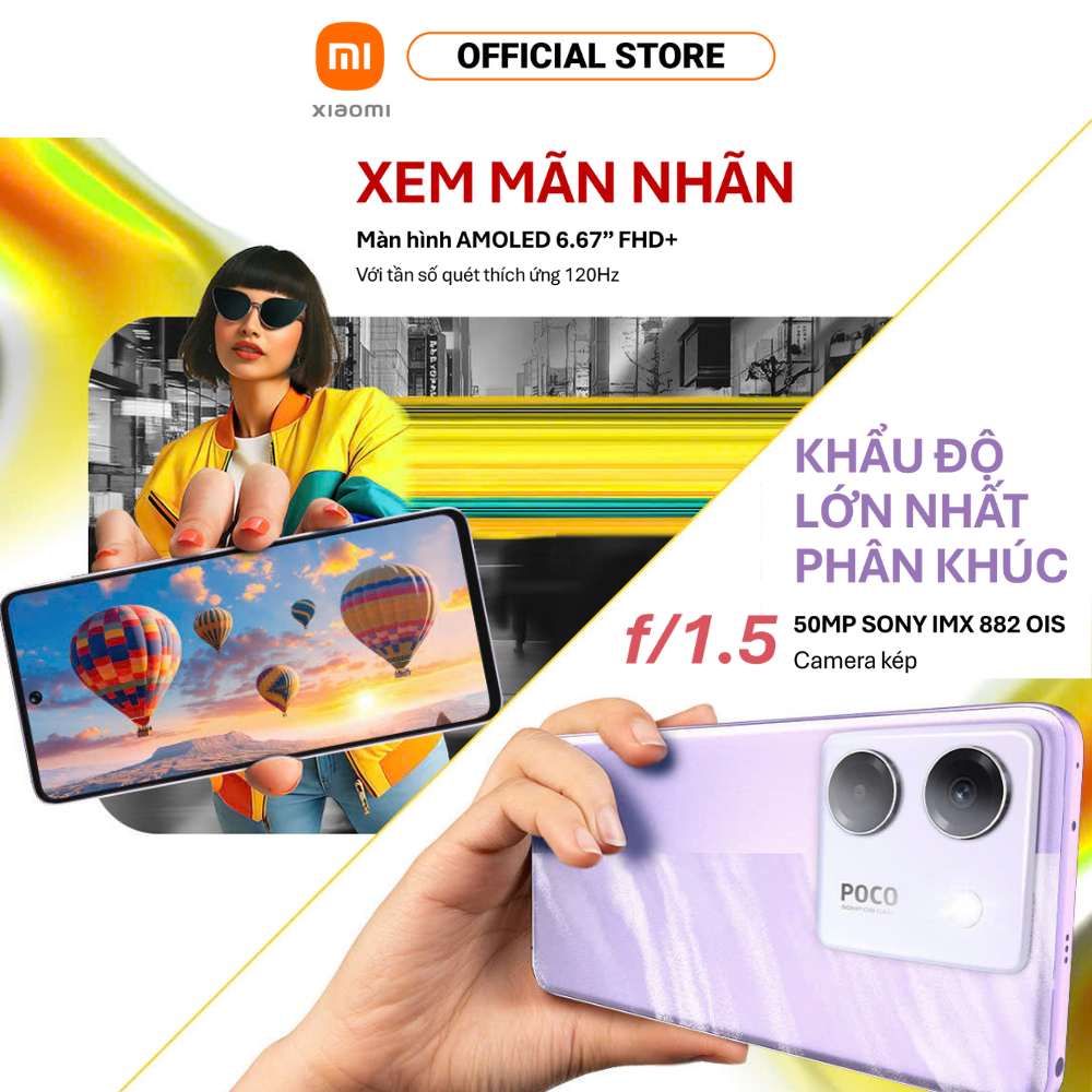 [Livestream] Điện thoại POCO M7 Pro 5G (8+256GB) | 6.67" AMOLED | Camera 50MP+2MP | MD7025-Ultra | BigBuy360 - bigbuy360.vn