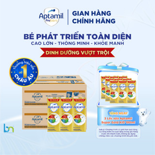 [DATE 17.6] COMBO 2 THÙNG SỮA CÔNG THỨC PHA SẴN APTAMIL SUPER GOLD KID 180ML CÔNG THỨC ĐỘT PHÁ TỪ NUTRICIA