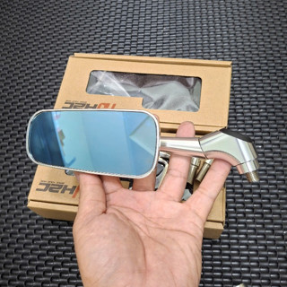   Hàng Xịn H2c  Gương chiếu hậu VUÔNG chân ngắn full nhôm CNC Chiếu Hậu Tặng Kèm Lục Giác hàng nhôm CNC 