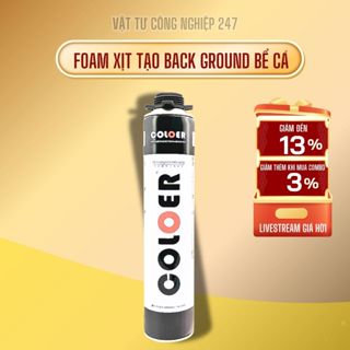 Bình xịt tạo hình sử dụng làm hồ bán cạn COLOER ( 900ml). Foam tạo background cho bể cá, thuỷ sinh