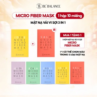 [MUA 1 TẶNG 1 COMBO MIX 10 MIẾNG] Mặt Nạ Vải Vi Sợi Be'Balance MICRO FIBER MASK giúp Làm Đẹp Da 1 hộp 10 miếng