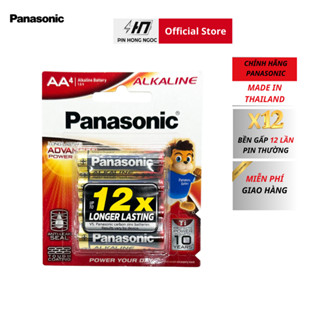 Vỉ 4 Viên Pin AA/AAA 1,5V Panasonic Alkaline Hàng Chính Hãng