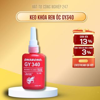 Keo Khóa Ren DNSBOND GY340 dung tích 50ml ,keo dán ốc, bu lông..