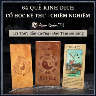 Bộ Bài Kinh Dịch 64 Quẻ - Tự Nghiệm Sáng Suốt | Thẻ Bài (64 Lá) Đạo Quân Tử