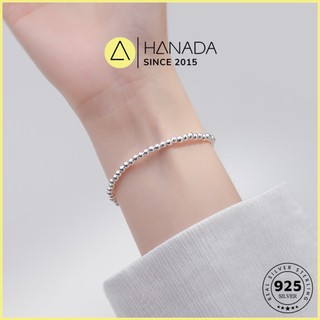 [BẠC 925-BH TRỌN ĐỜI] Lắc Tay Bạc 925 Hanada Bi Tròn 3MM, Vòng Tay Quà Tặng,Mang hằng ngày 1164 F12