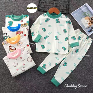 Quần Áo Thu Đông Cho Bé Chất Liệu Cotton Nỉ Mềm Mịn Size 9-21kg, Bộ Dài Tay Bé Trai Bé Gái CHUBBY STORE