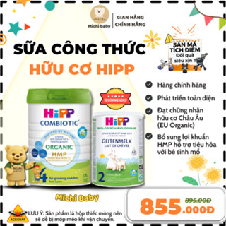 Michibaby - Sữa công thức HiPP Dê Đạm A2, Bò Organic Cao Cấp - Michi Baby MC649