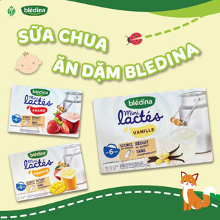 Sữa chua nguội Bledina Pháp sữa chua ăn dặm bổ sung dưỡng chất cho bé phát triển toàn diện 55g / hộp