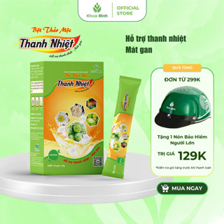 Bột thảo mộc thanh nhiệt - Hỗ trợ lợi tiểu, mát gan- Hộp 10 gói x 8g