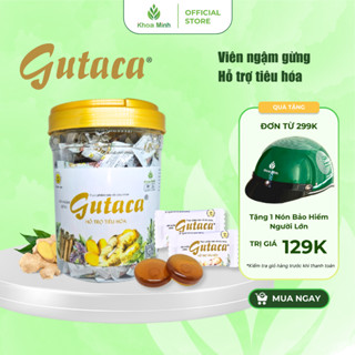Kẹo gừng Gutaca - Ấm bụng, trợ tiêu hóa, dùng được cho người tiểu đường-Hủ 200 viên