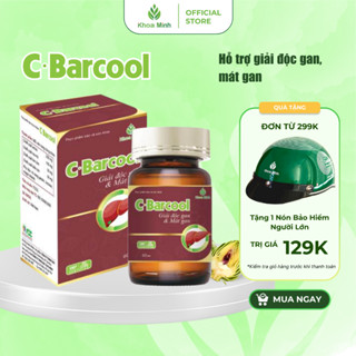 Viên uống C-Barcool ADC  - Hỗ trợ thanh nhiệt, mát gan - Hộp 60 viên ( Date 9.2025)