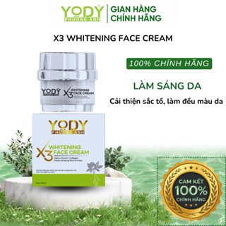 Kem Dưỡng Trắng Da Mặt Herbal Cream 3X Yody Phương Anh Giúp Dưỡng Trắng, Se Khít Lỗ Chân Lông, Dưỡng Ẩm 10 Gram