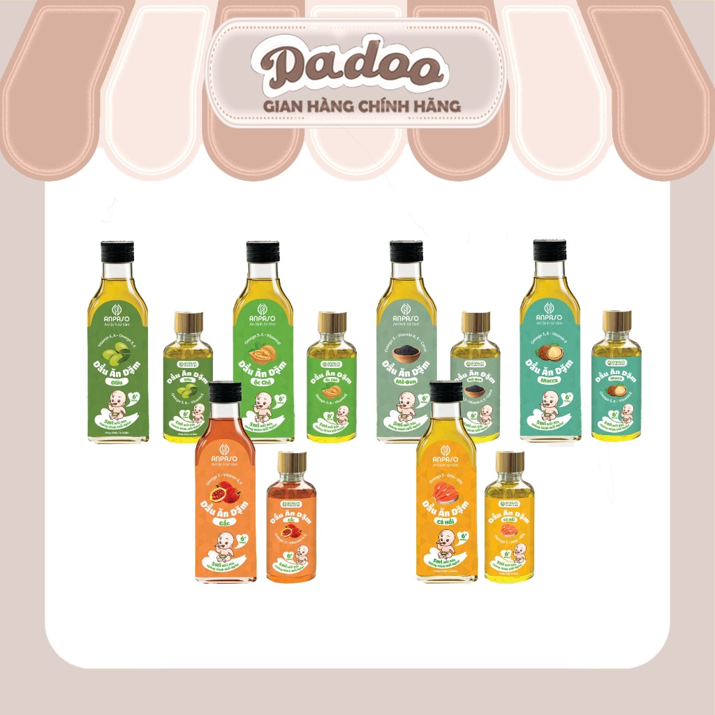 [ ANPASO ] Dầu Ăn Dặm Cho Bé  Bổ Sung DHA Cho Bé Phát Triển Trí Não