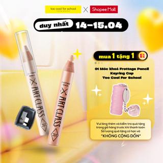 Chì Kẻ Bọng Mắt Đa Năng Too Cool For School Artclass Frottage Pencil (Kèm Chuốt Bút Chì) 1.1g