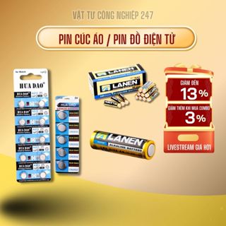 Pin cúc áo AG13 LR44 CR2032 / PIN AA PIN AAA dùng cho đồng hồ, đồ chơi , thiết bị điện tử