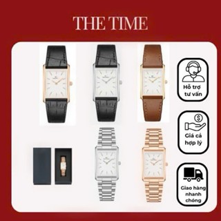 (Tặng vòng tay) Đồng hồ DW. nữ Unisex Bound - Đồng hồ Daniel Wellington. mặt chữ nhật cá tính