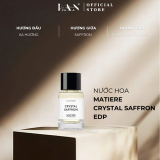 [LAN] Nước hoa Unisex Matiere Crystal Saffron EDP 10/20ml