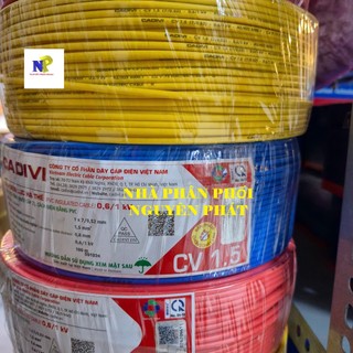 [CADIVI] Dây Điện Đơn CDV1.5 - Cuộn 100m