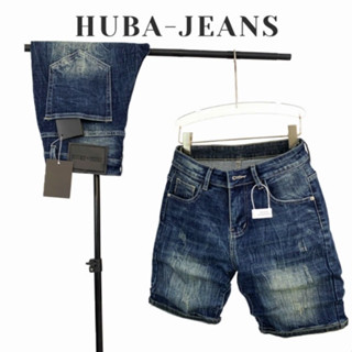 Quần short jeans nam wash CÀO XƯỚC BẺ GẨY THỜI TRANG - Quần jean nam form slimfit cao cấp