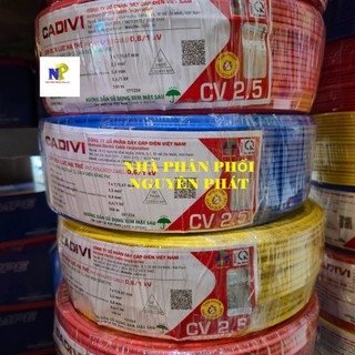 [CADIVI] Dây Điện Đơn CDV2.5 - Cuộn 100m