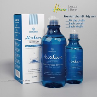Nước Ngâm Lens Ngâm Kính Áp Tròng Nixcare Hàn Quốc 80ml 160ml 360ml