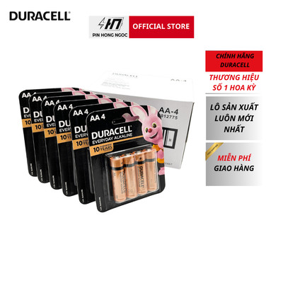 [Mã BMLT35 giảm đến 35K đơn 99K] Hộp 48 Viên Pin AA , AAA DURACELL Alkaline 1,5V siêu bền bỉ tiết kiệm - Hàng chính hãng