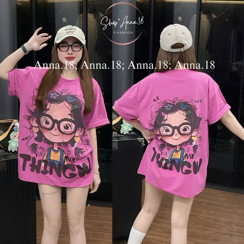 ÁO PHÔNG NỮ COTTON 4 CHIỀU LẠNH MỀM MỊN IN 2 MẶT THINGW FORM RỘNG CỰC XINH CỰC HOT TREND 2025 | BigBuy360 - bigbuy360.vn