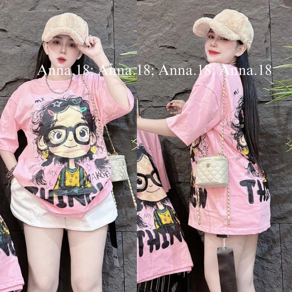 ÁO PHÔNG NỮ COTTON 4 CHIỀU LẠNH MỀM MỊN IN 2 MẶT THINGW FORM RỘNG CỰC XINH CỰC HOT TREND 2025 | BigBuy360 - bigbuy360.vn