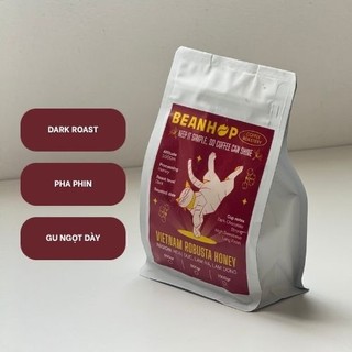 Cà phê Robusta Lâm Hà Honey Rang Đậm Rang Dark Roast Pha Phin
