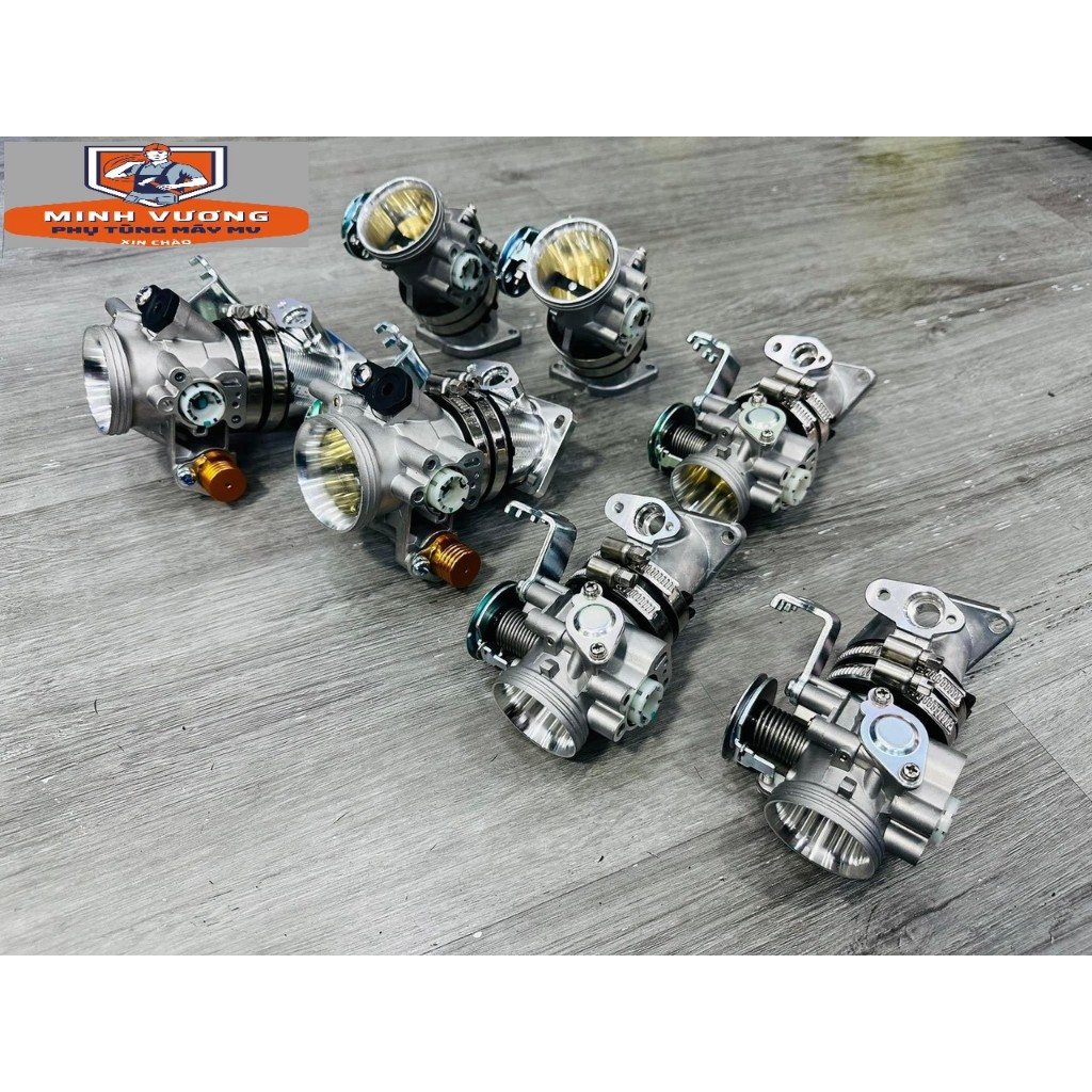 Họng xăng FASSTek 32/34/36/38/40/42/45mm dành cho xe Ex150