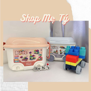 Bộ Đồ Chơi Xếp Lego Hình nam châm từ tính 72 Chi Tiết/ lego nhựa dẻo Cho Bé từ 3 tuôi Phát Triển Trí Tuệ