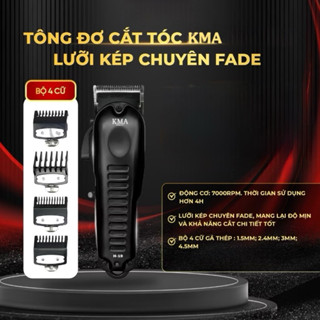 KMA - Tông Đơ Cắt Tóc Chính Hãng Chuyên Fade, Máy Khỏe Pin 4h, Bảo Hành 3 tháng