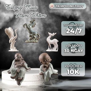  Tượng các con vật bằng gốm phong thủy 