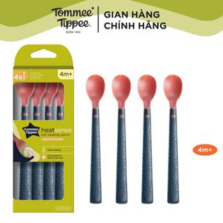 Mẫu Mới- Thìa ăn dặm kháng khuẩn Tommee Tippee, Muỗng Tommee Tippee có báo nóng và không báo nóng