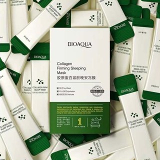 Mặt Nạ Ngủ Collagen Dưỡng Ẩm BIOAQUA Kiềm Dầu 4ml - Cung Cấp Độ Ẩm, Dưỡng Da Mịn Màng, Sáng Khỏe