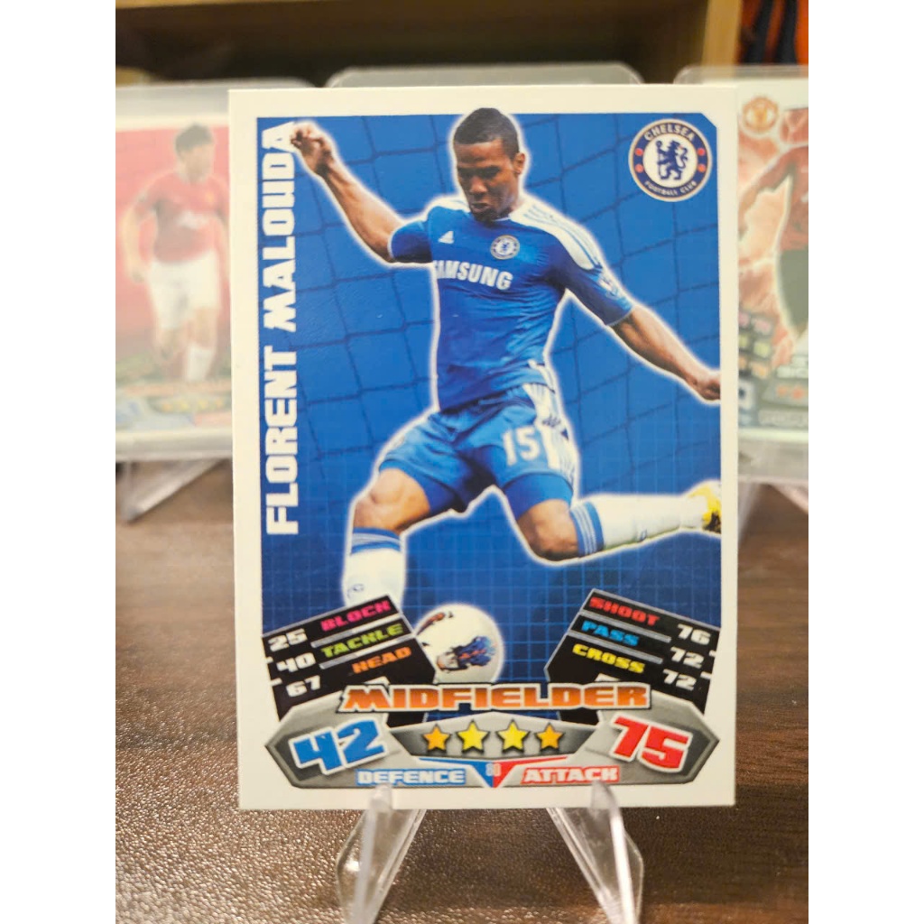 Thẻ Florent Malouda Topps Match Attax 2011/2012 (Chelsea) (11/12)