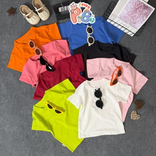 Áo Thun Bé Gái Bé Trai Kiểu Dáng Basic Cotton Mềm, Mát Chất Lượng Cao BabyBoo - PiBo-CTCT