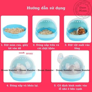 Lồng xách tay UFO dành cho hamster và thú nhỏ